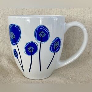 Kris Ruff Blue Harbor Collection Poppy Mug